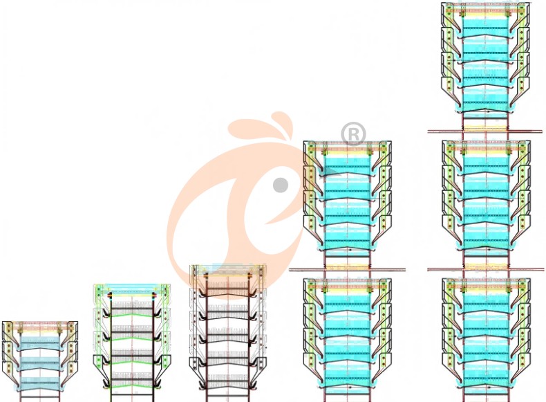 Layer battery cage system (16)