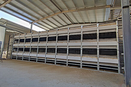 Luoto finished chicken manure drying poultry farm 
