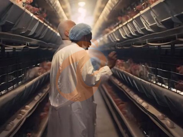 ¿Cuál es el consumo diario de alimento en un sistema de jaulas para gallinas ponedoras tipo A en Etiopía?