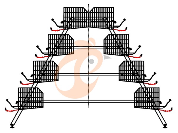 A H layer chicken battery cage price in poultry farm (35)