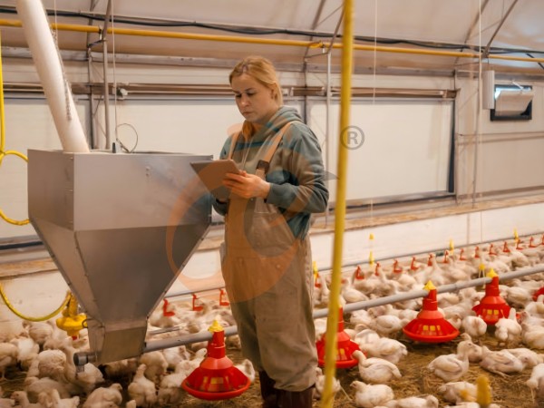 poultry deep litter with feed silo (2) poultry deep litter with feed silo (2)