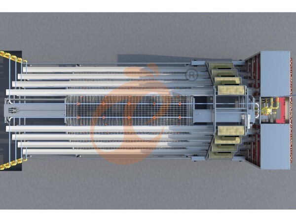 10,000 - 30,000 poules pondeuses Cage en batterie automatique de type A