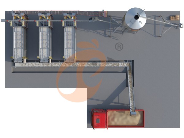 >30 000 poules pondeuses Cage en batterie automatique de type H