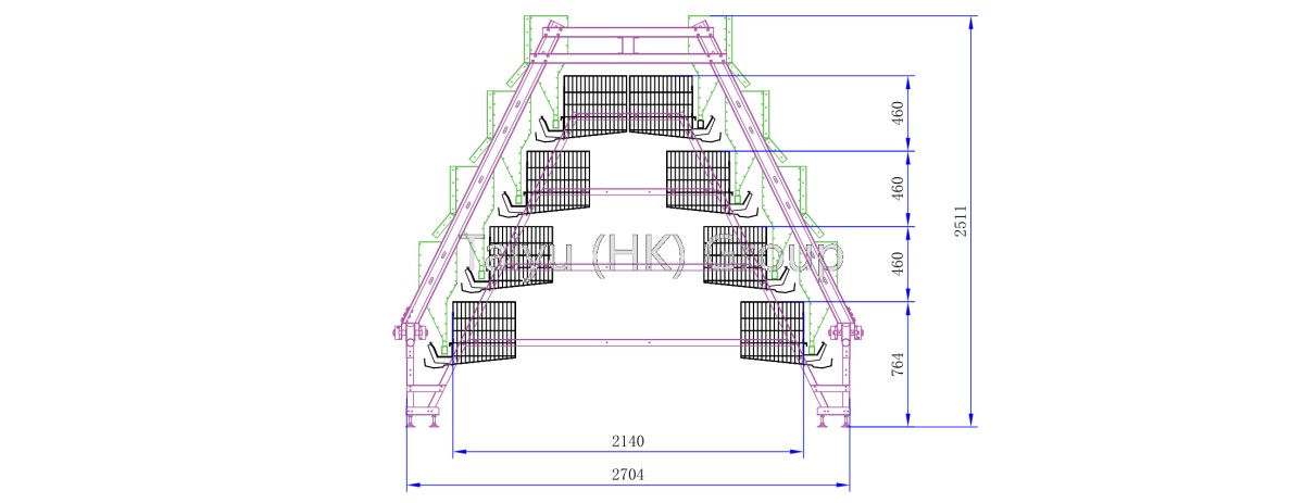 15000 egg laying chicken house drawing (2)