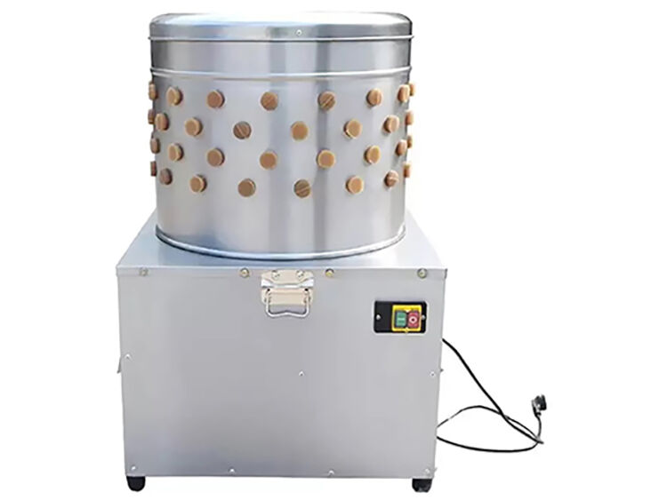 Máquina desplumadora de 5 aves a la vez
