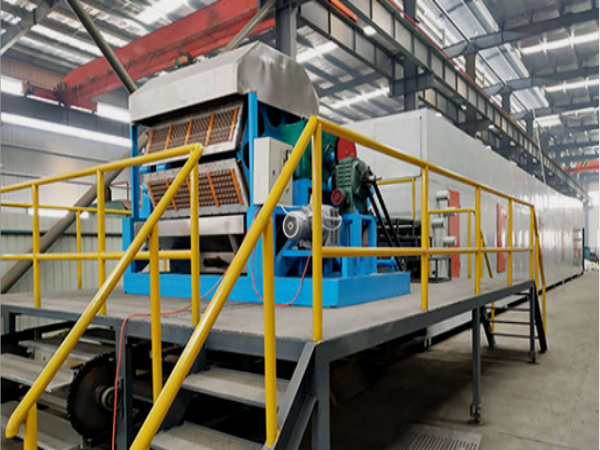Sistema de fabricación de bandejas de huevos de papel