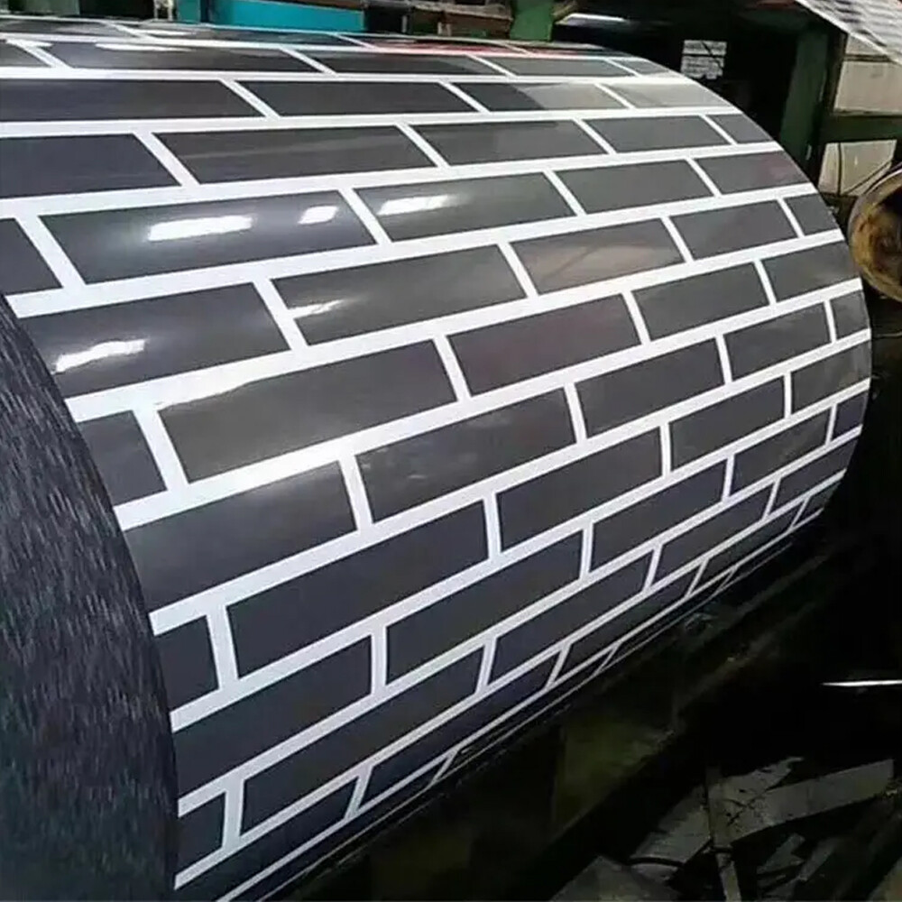 Printed color coated roll