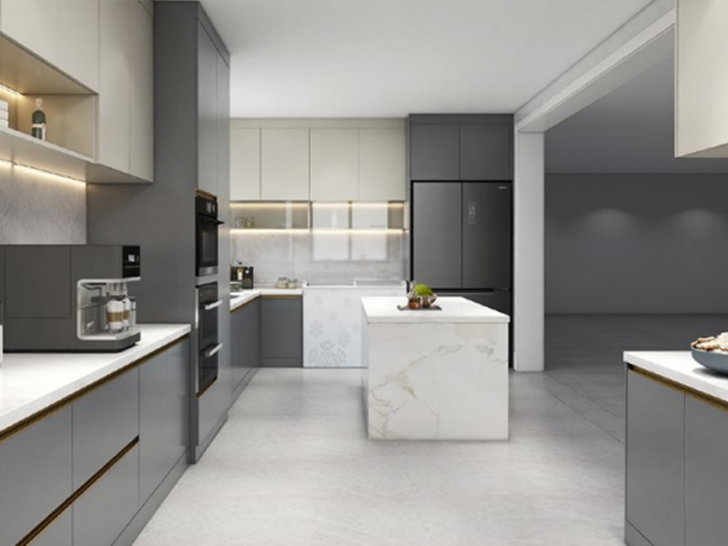 All aluminum cabinet