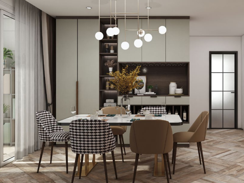 All aluminum wine cabinet