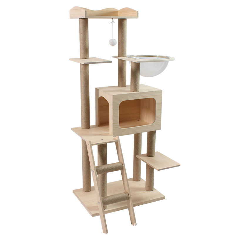 Solid Wood Cat Tree CaT-002