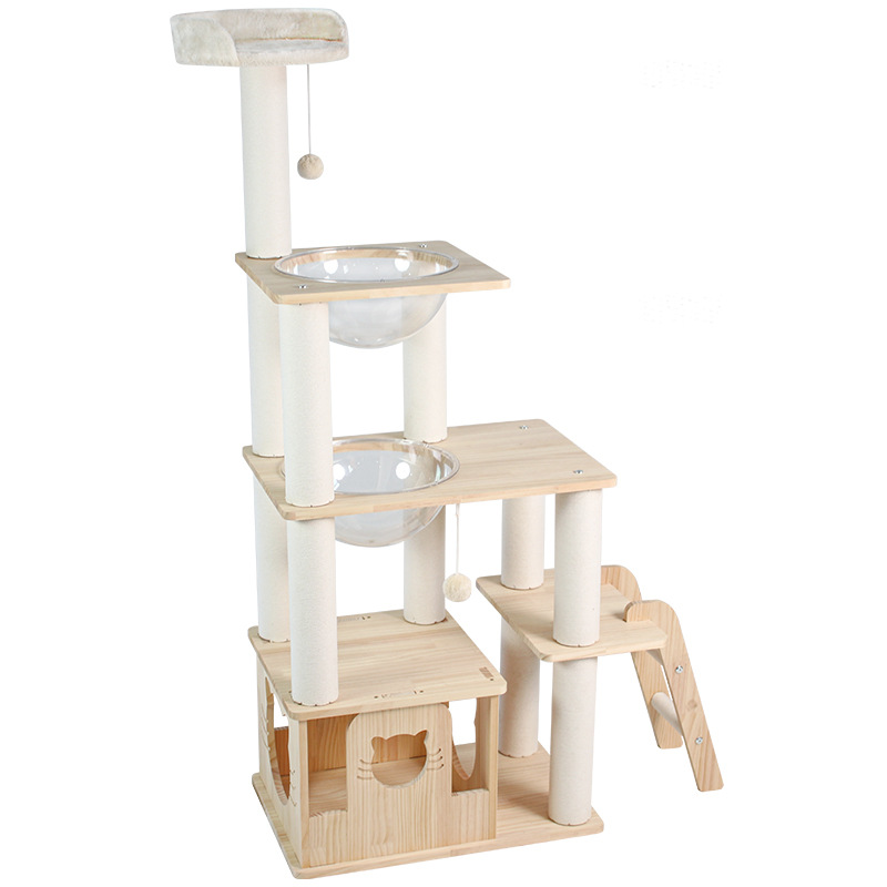 Solid Wood Cat Tree CaT-005