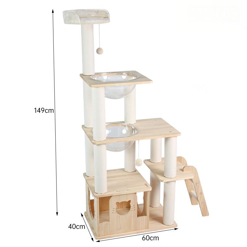 Solid Wood Cat Tree CaT-005