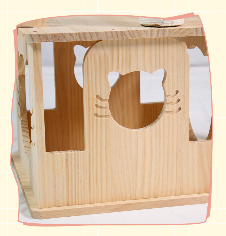 Solid Wood Cat Tree CaT-008
