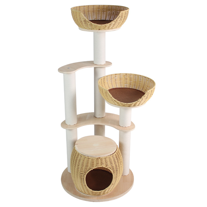 Solid Wood Cat Tree CaT-010
