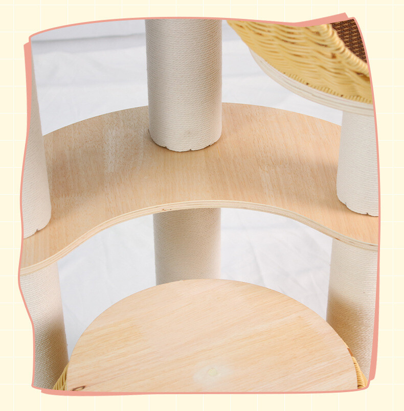 Solid Wood Cat Tree CaT-010