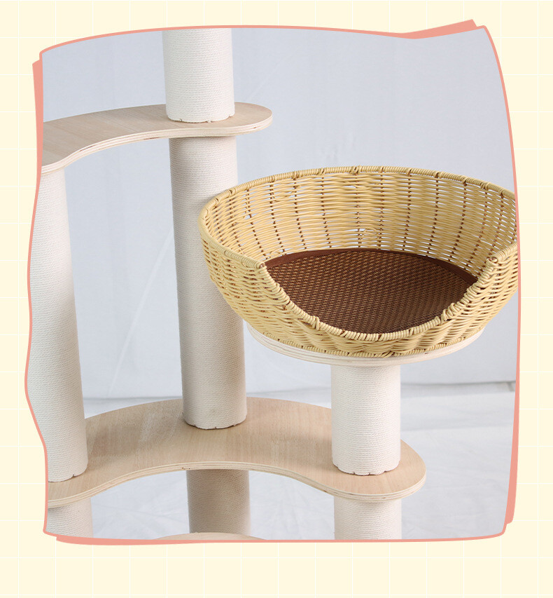 Solid Wood Cat Tree CaT-010