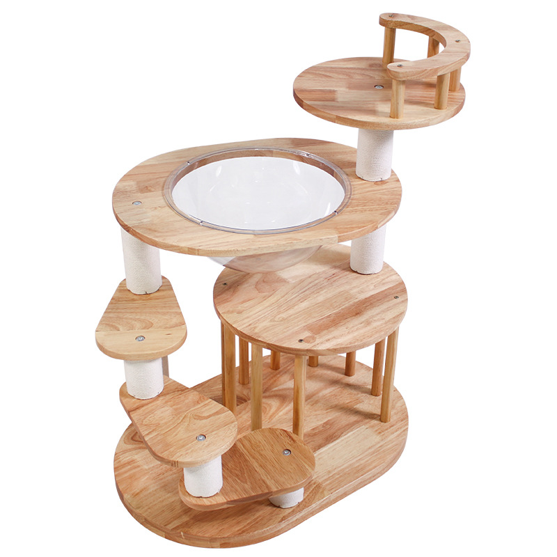 Solid Wood Cat Tree CaT-011
