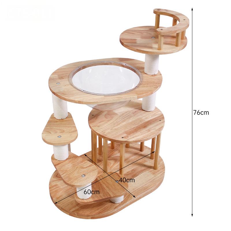 Solid Wood Cat Tree CaT-011