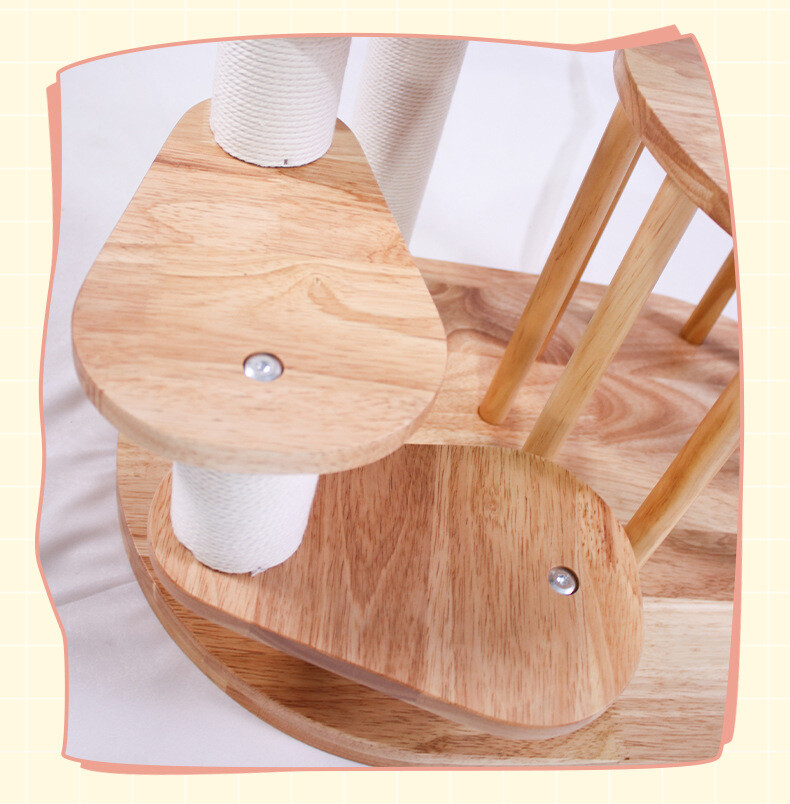 Solid Wood Cat Tree CaT-011