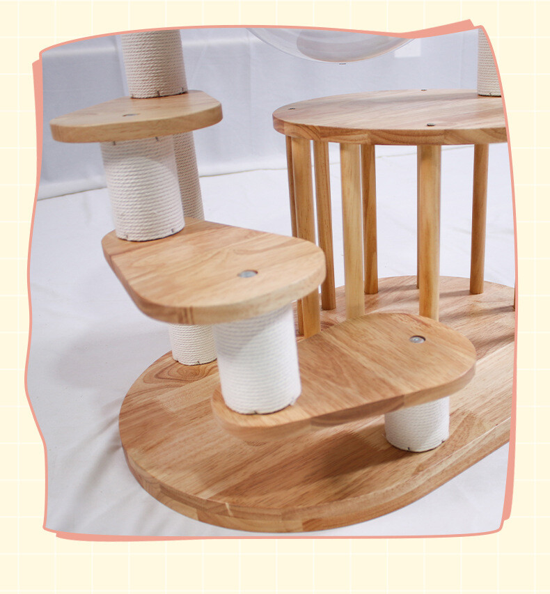 Solid Wood Cat Tree CaT-012
