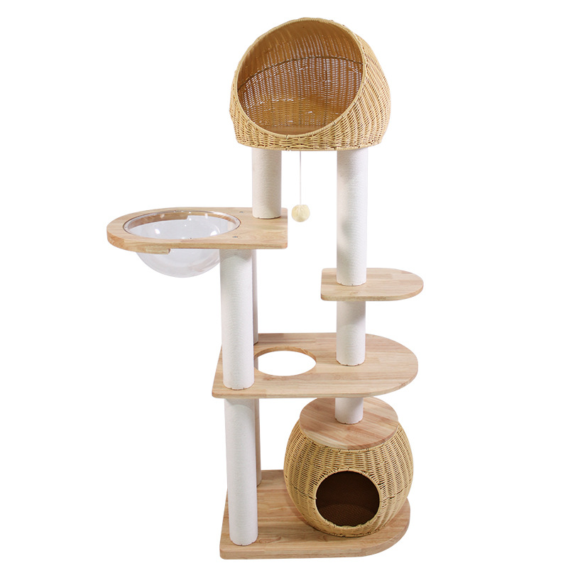 Solid Wood Cat Tree CaT-013
