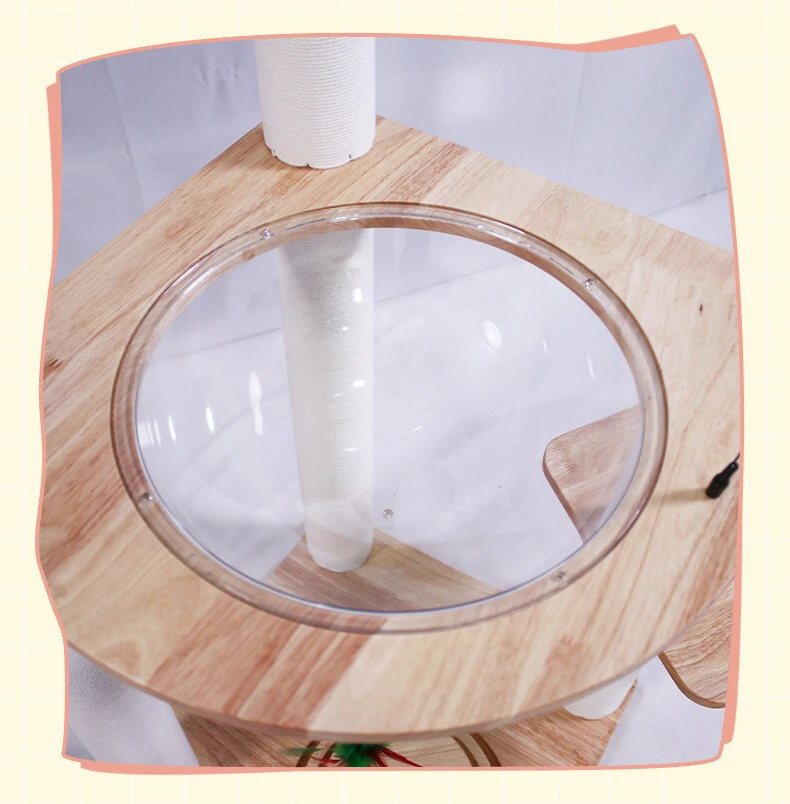 Solid Wood Cat Tree CaT-014