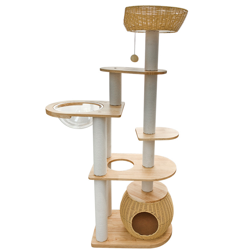 Solid Wood Cat Tree CaT-015