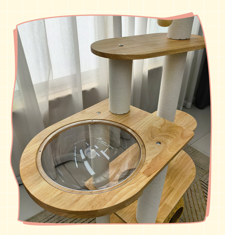 Solid Wood Cat Tree CaT-015
