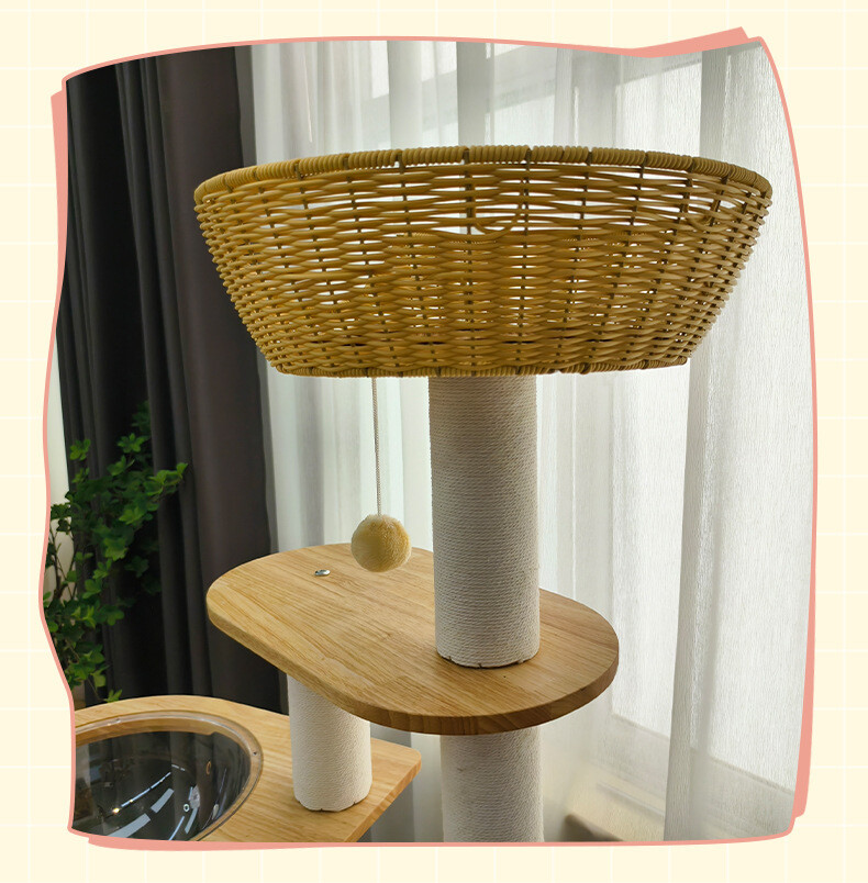 Solid Wood Cat Tree CaT-015