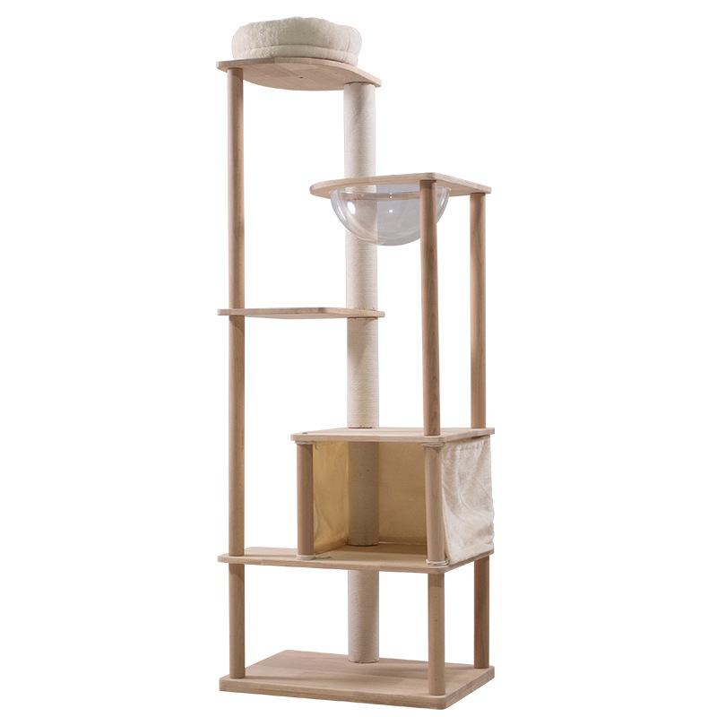 Solid Wood Cat Tree CaT-016