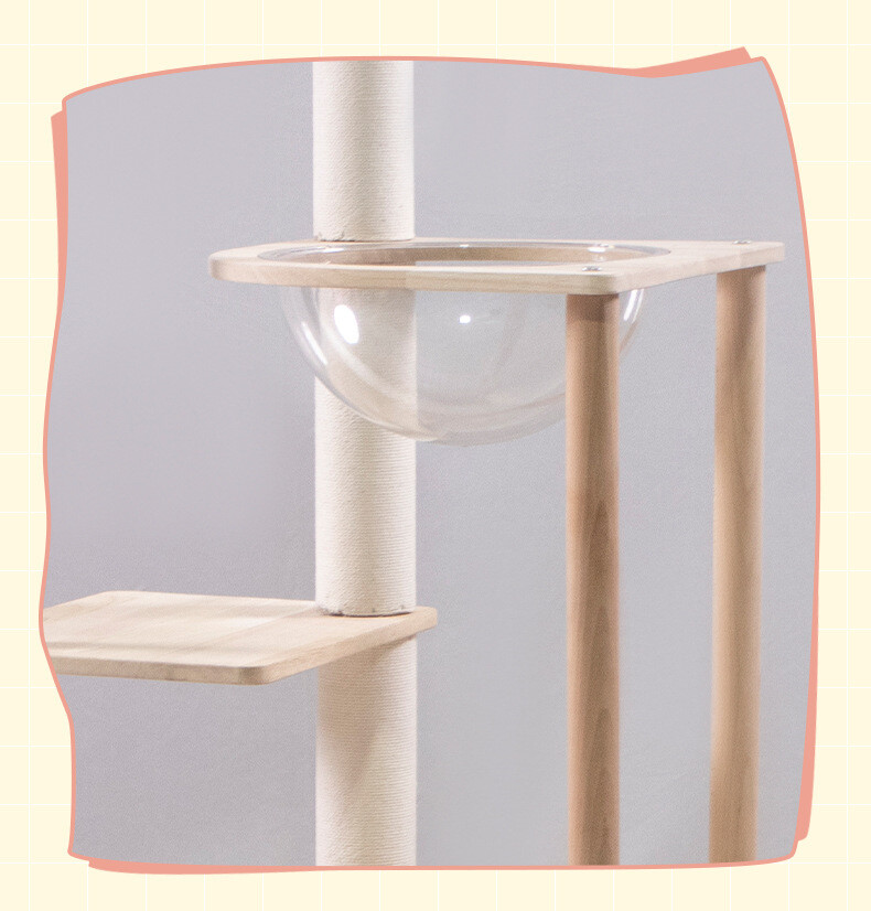 Solid Wood Cat Tree CaT-016