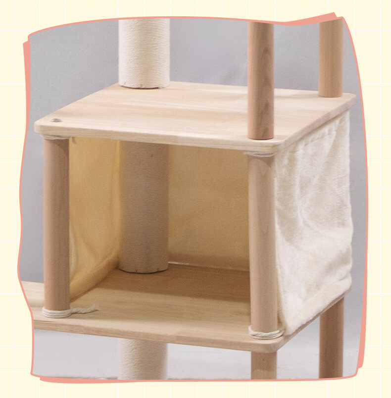 Solid Wood Cat Tree CaT-016
