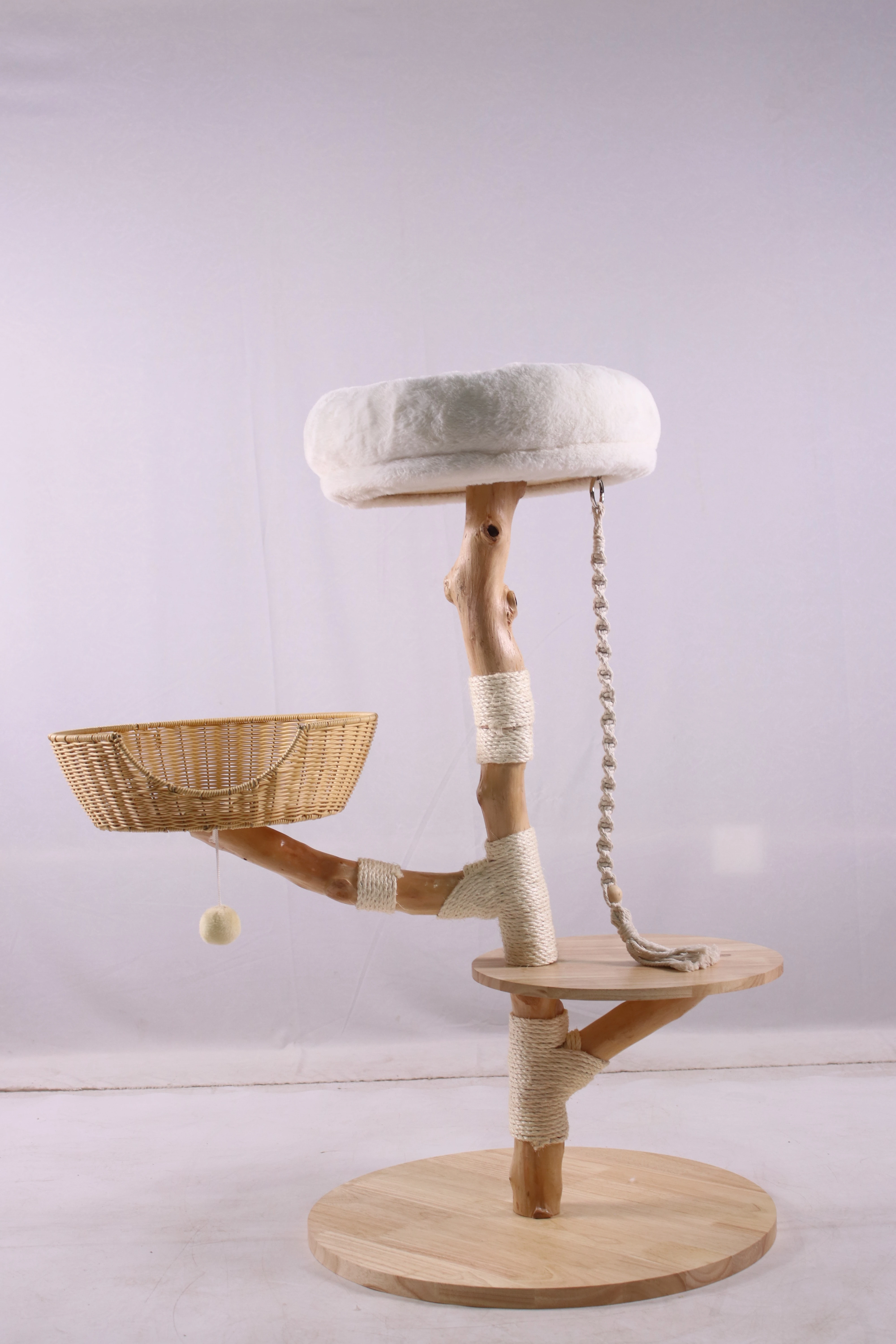 Solid Wood Cat Tree CaT-019