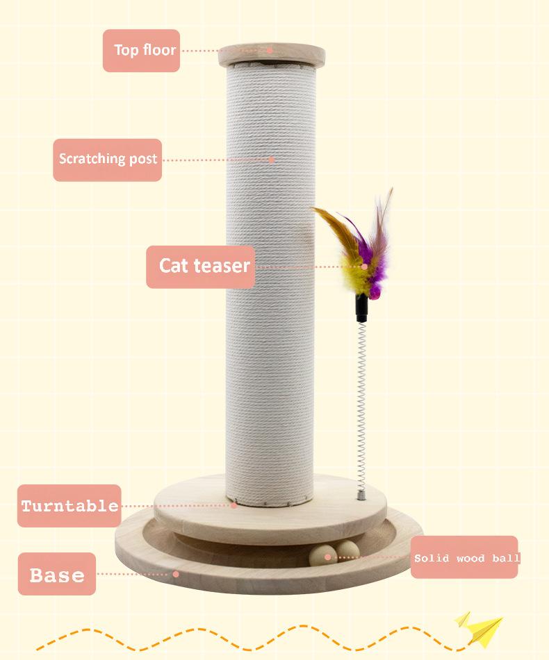 Cat Turntable and Scratching post CaT-020