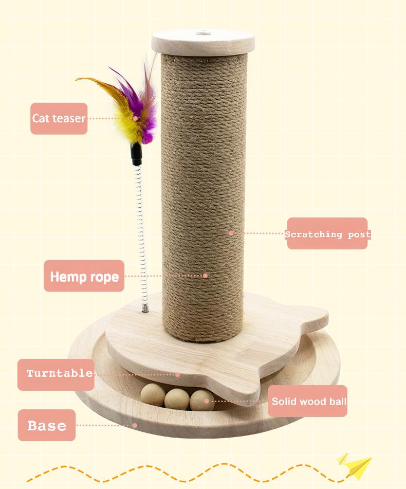 Cat Turntable and Scratching post CaT-021