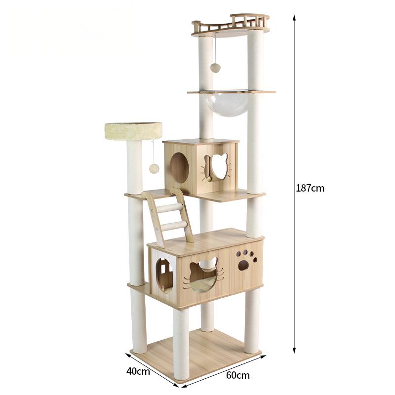 Double Cat Bed Cat Tree CaT-024