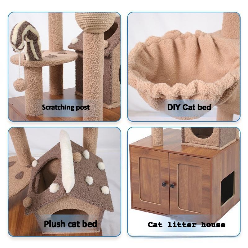 Cat Litter House Cat Tree CaT-029