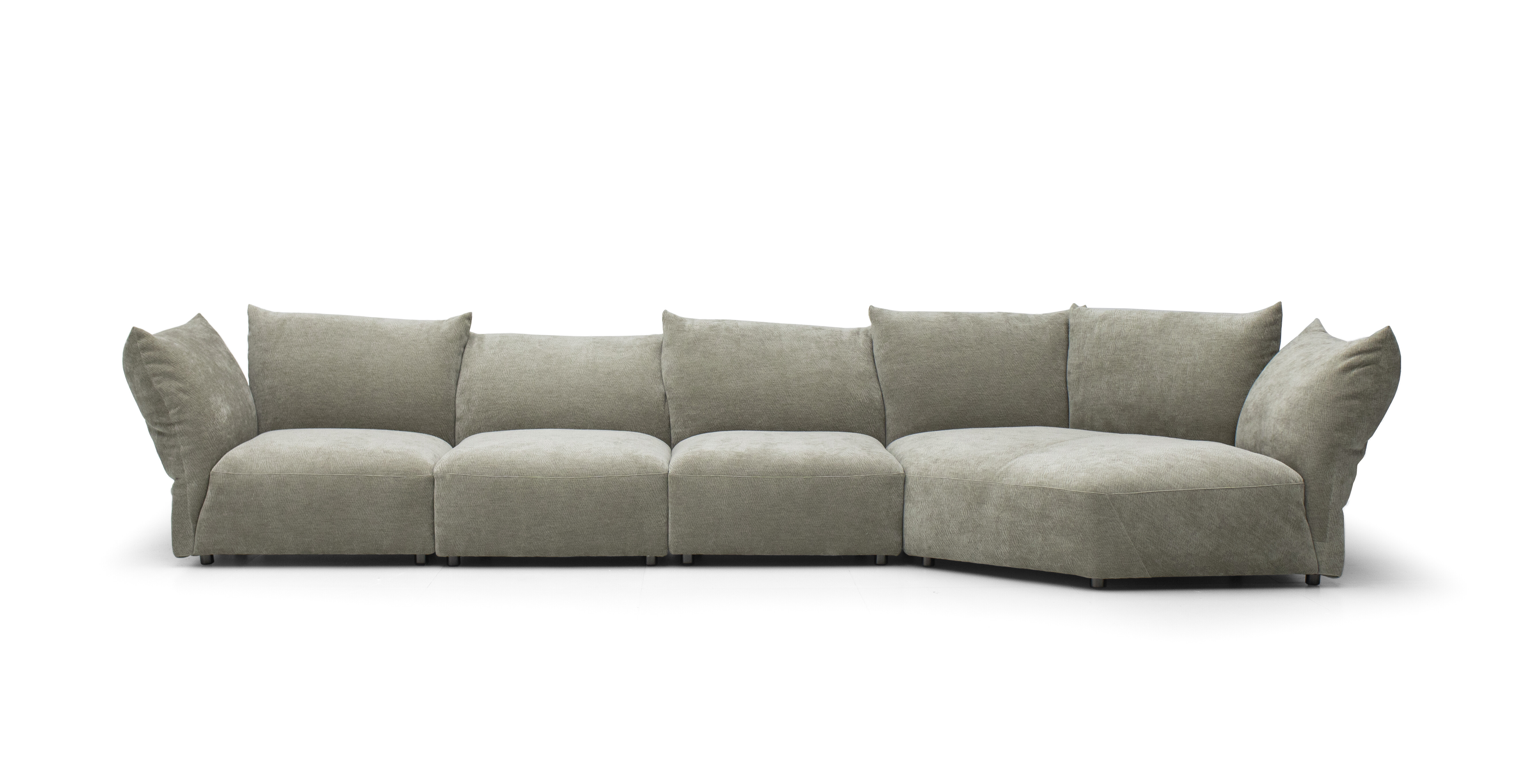 SF0149 wooden frame version petal sofa