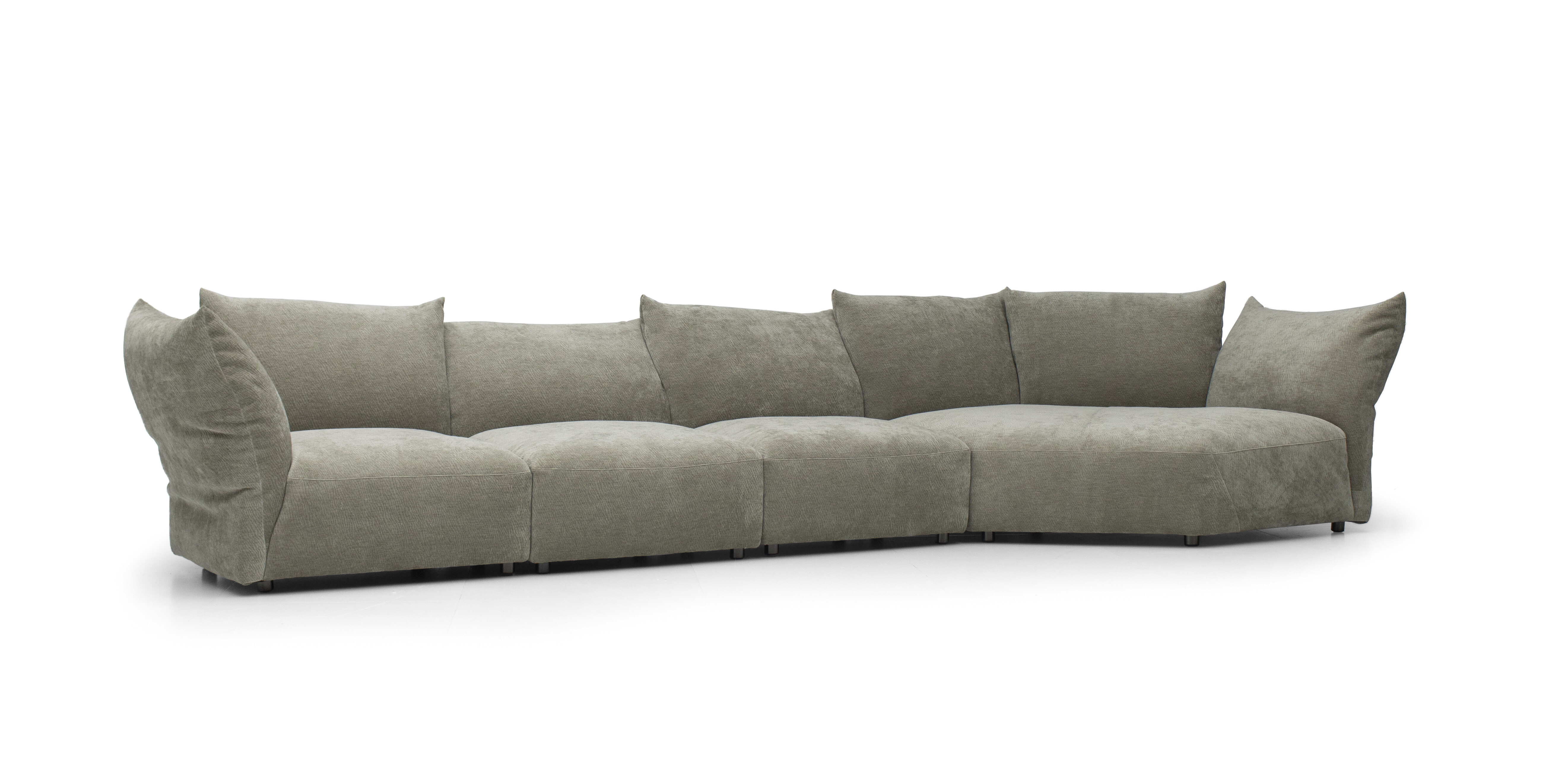 SF0149 wooden frame version petal sofa