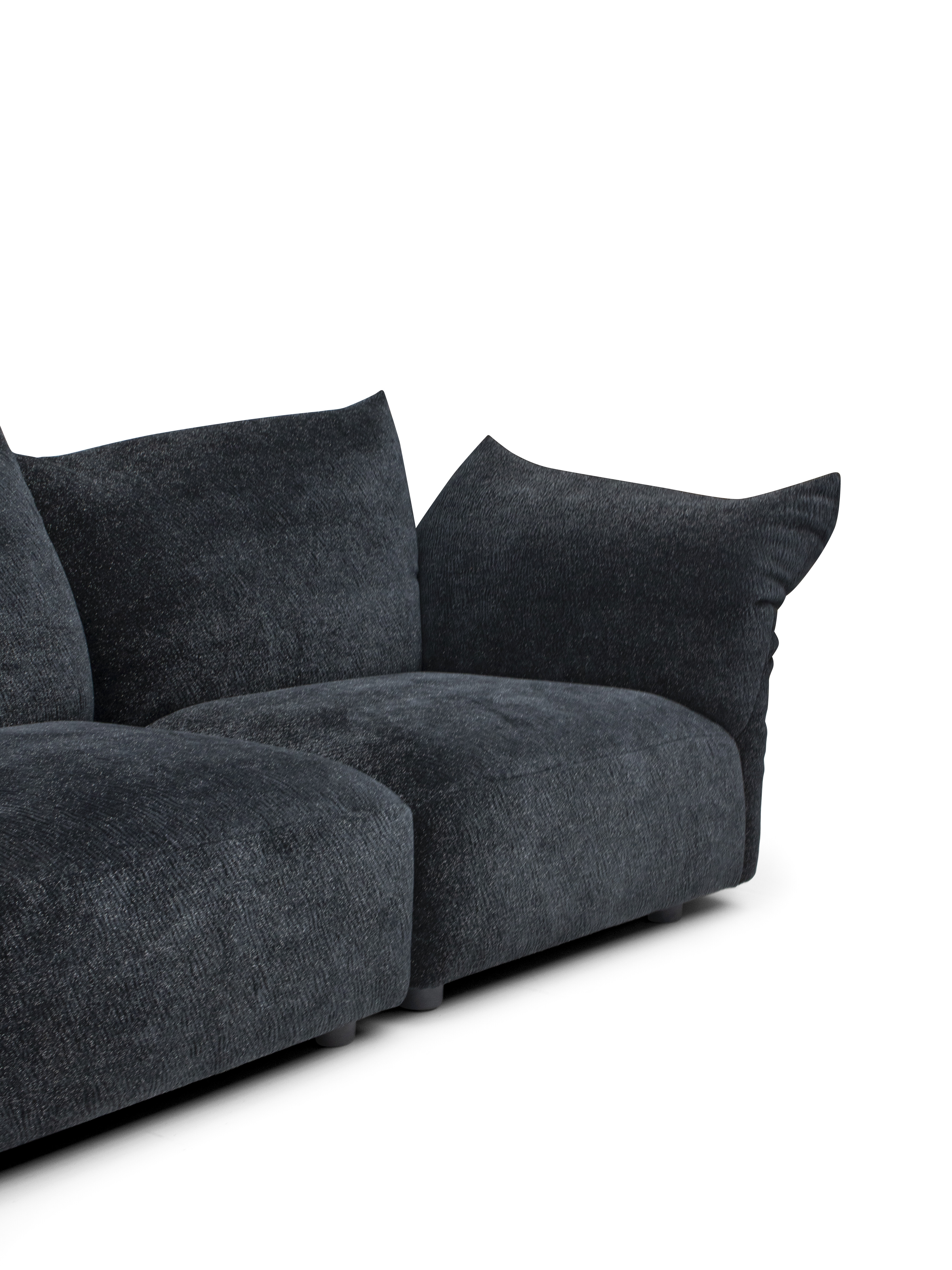 SF0149 full (semi) steel frame petal sofa