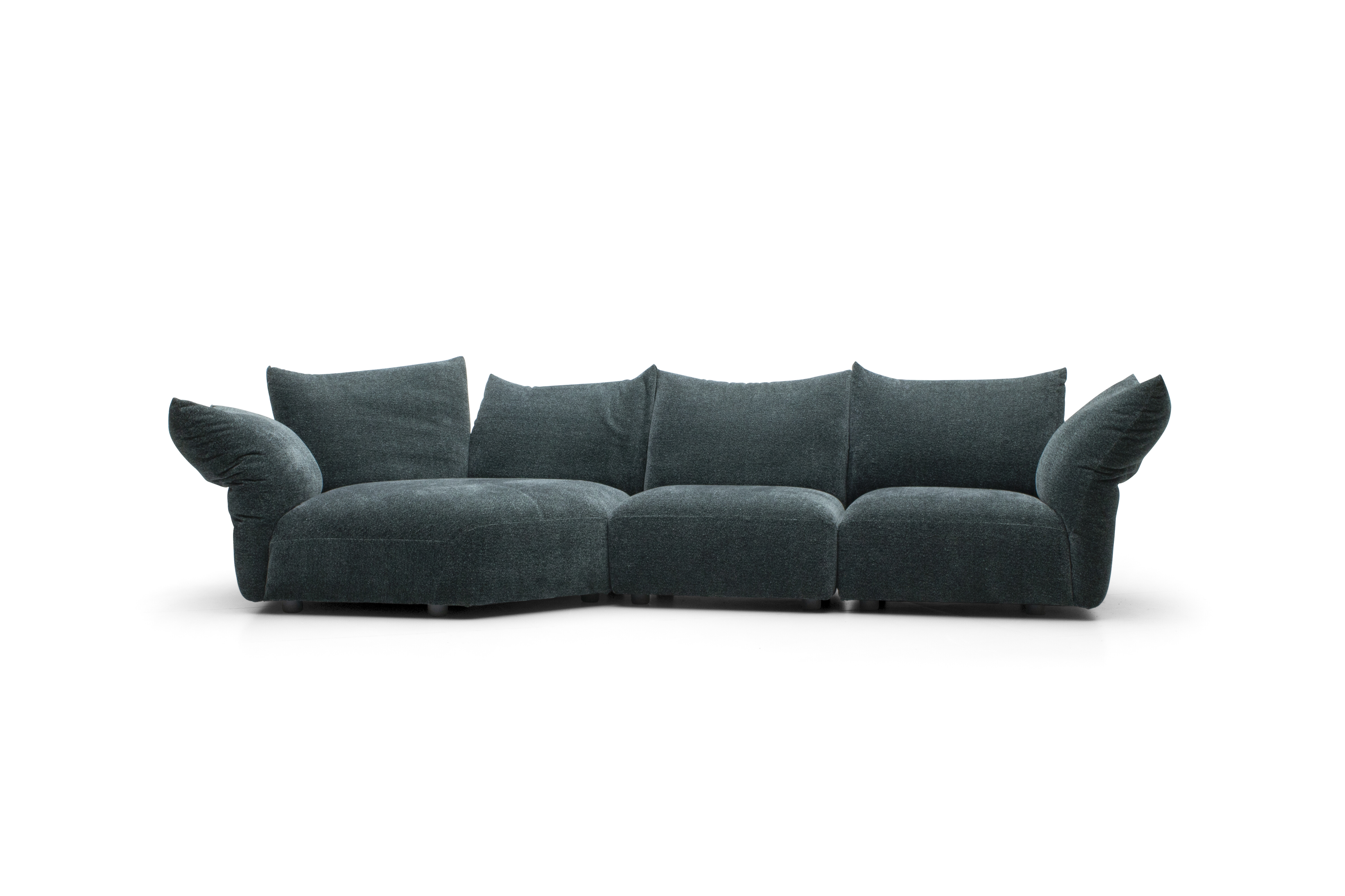 SF0149 full (semi) steel frame petal sofa