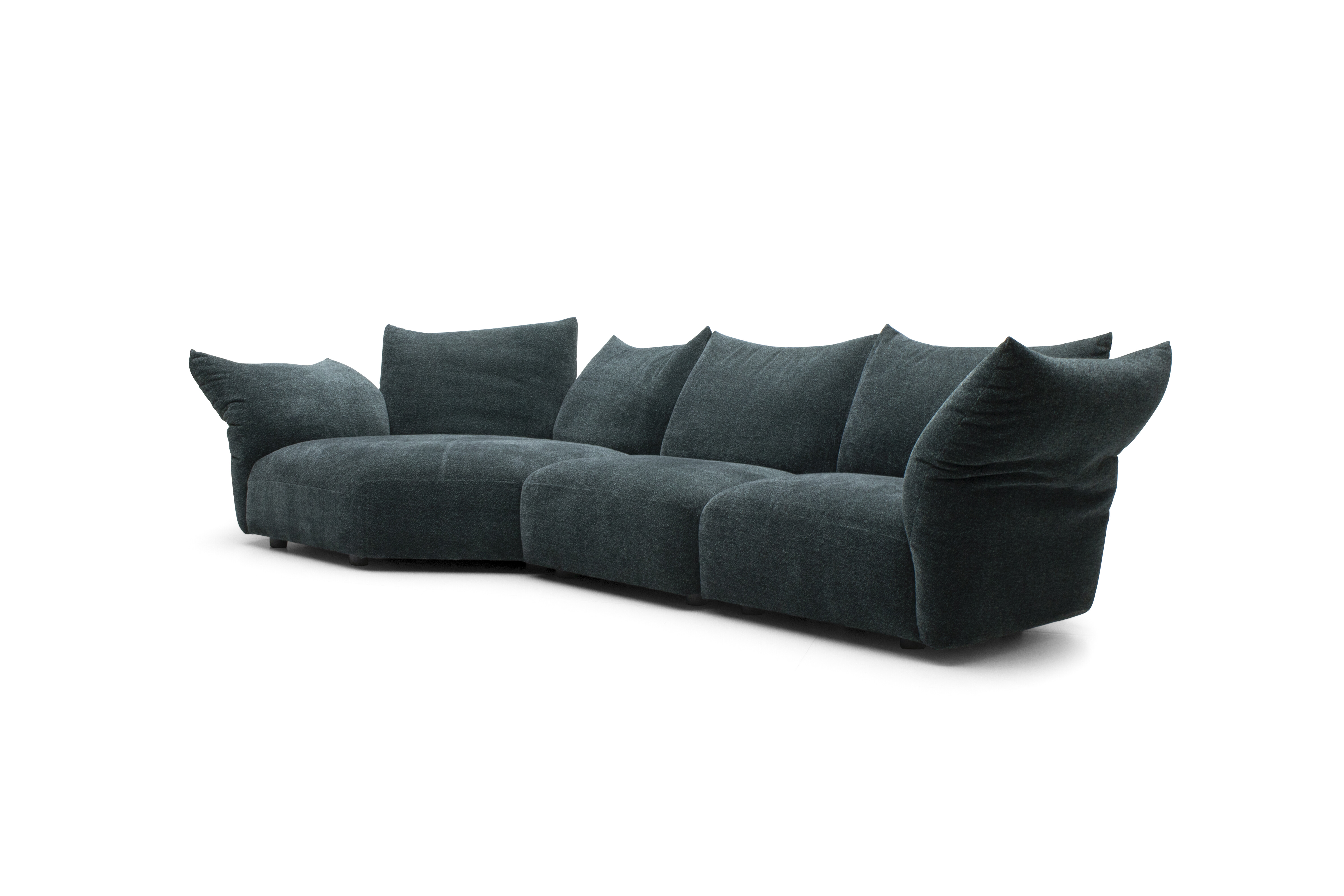 SF0149 full (semi) steel frame petal sofa