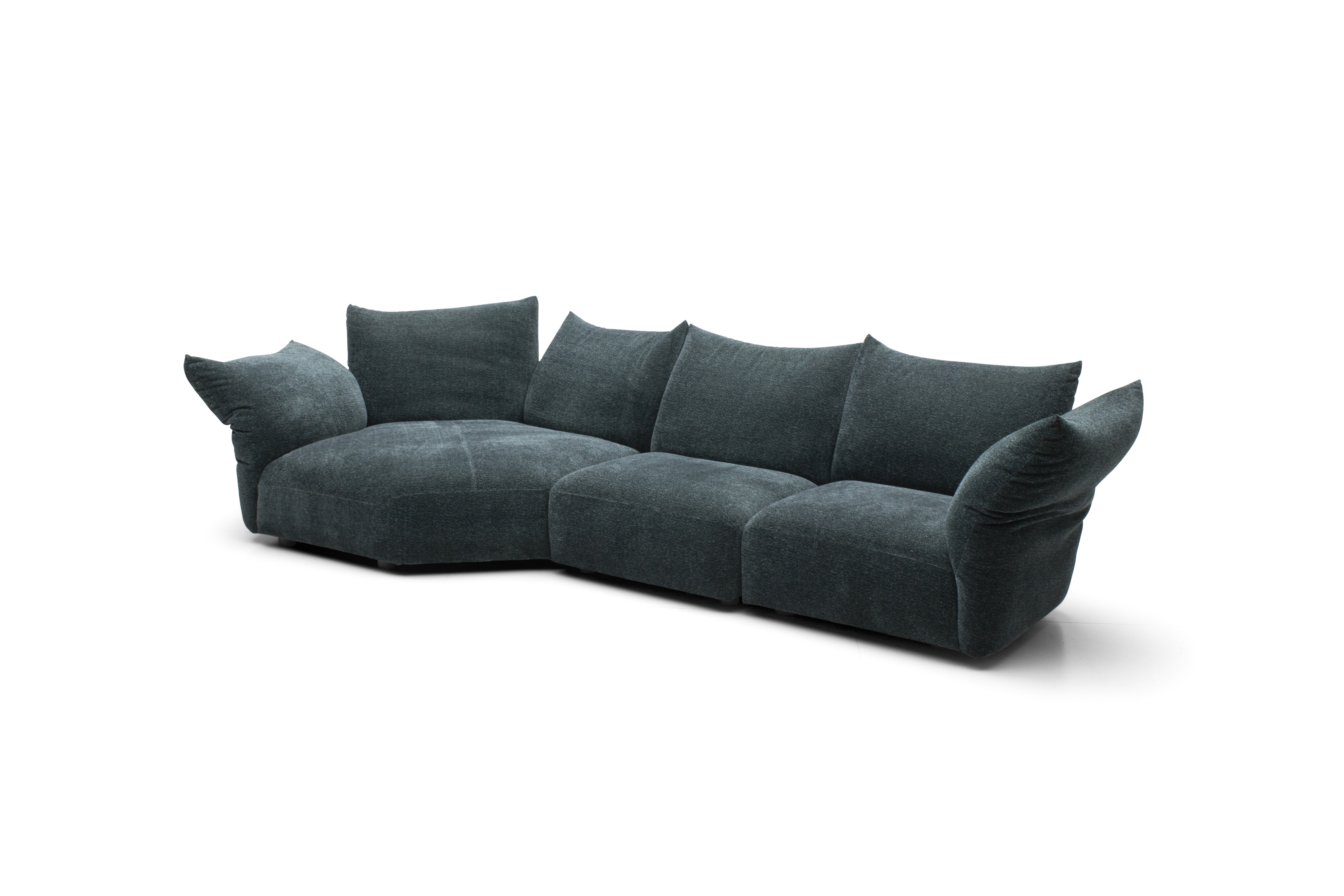 SF0149 full (semi) steel frame petal sofa