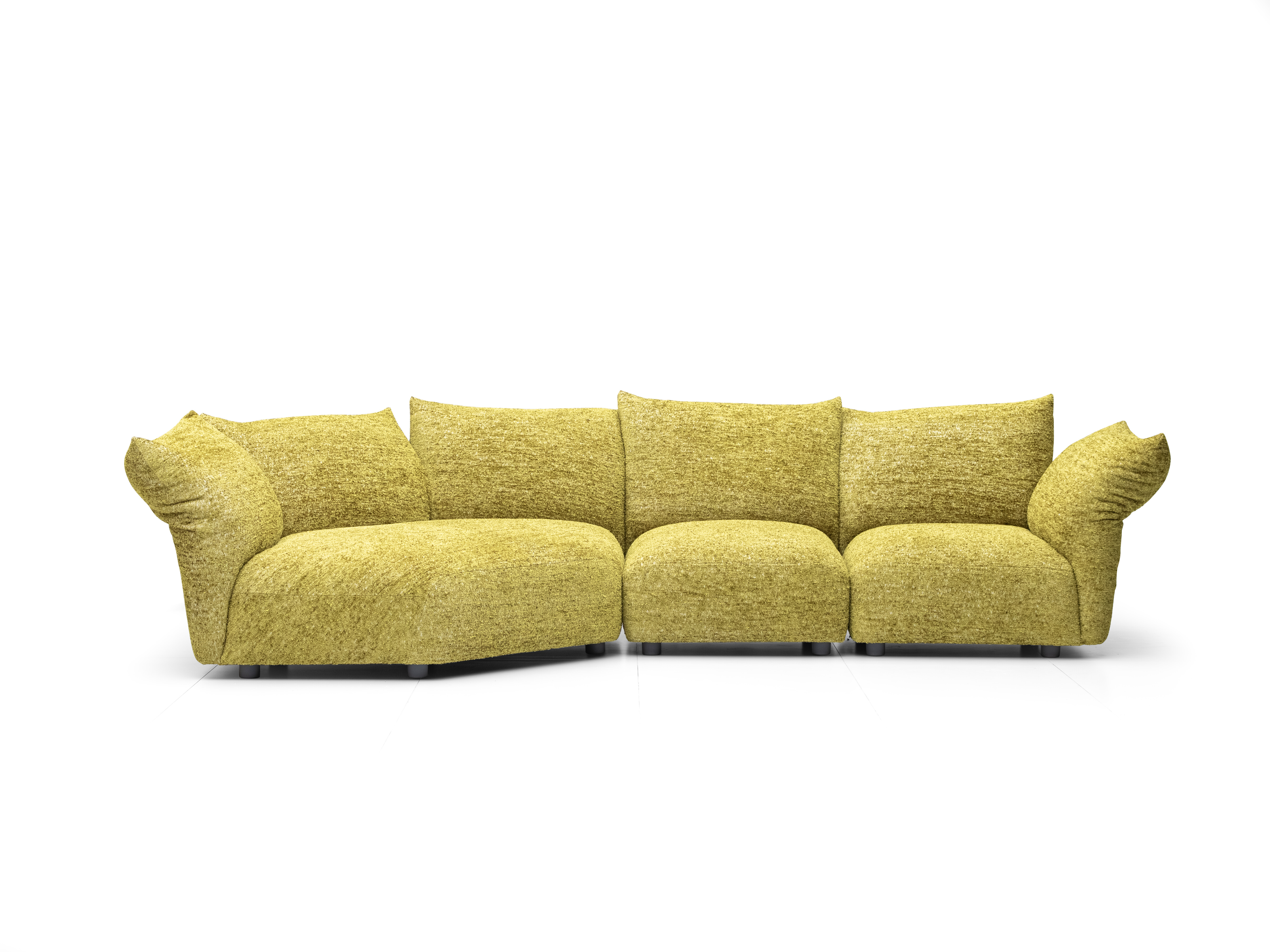 SF0149 full (semi) steel frame petal sofa