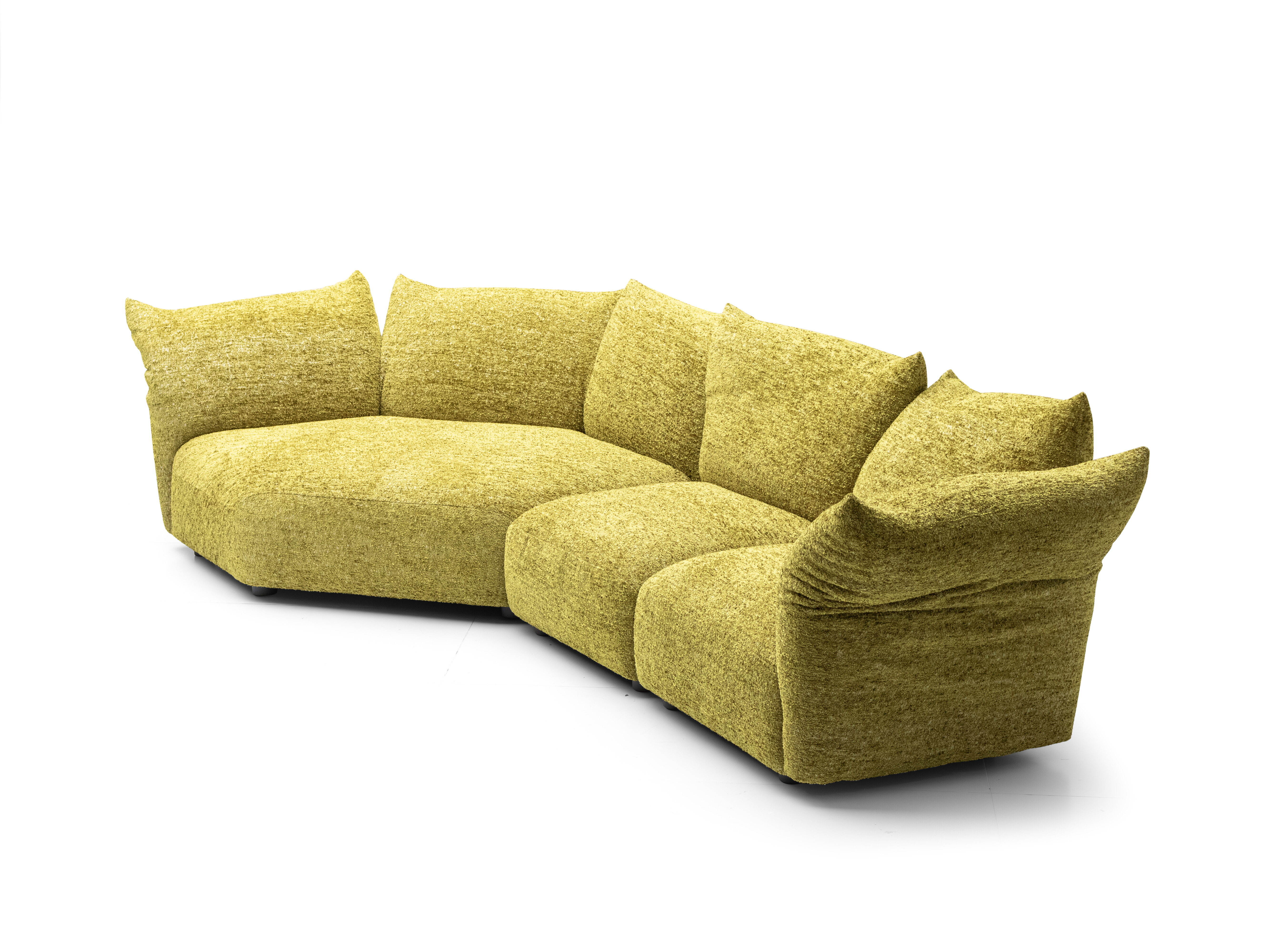 SF0149 full (semi) steel frame petal sofa