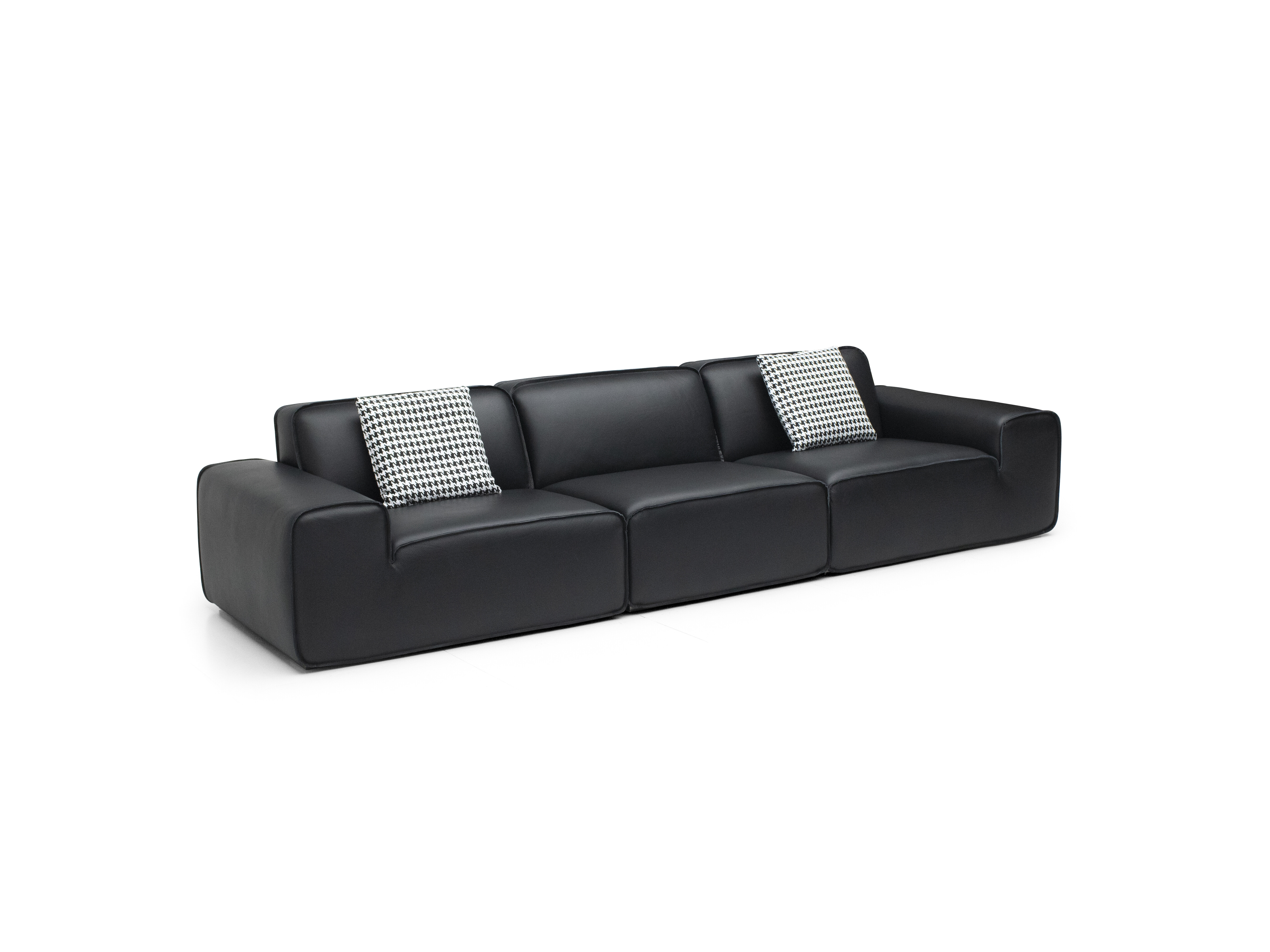 SF0158 (Large) Big Black Bull Sofa