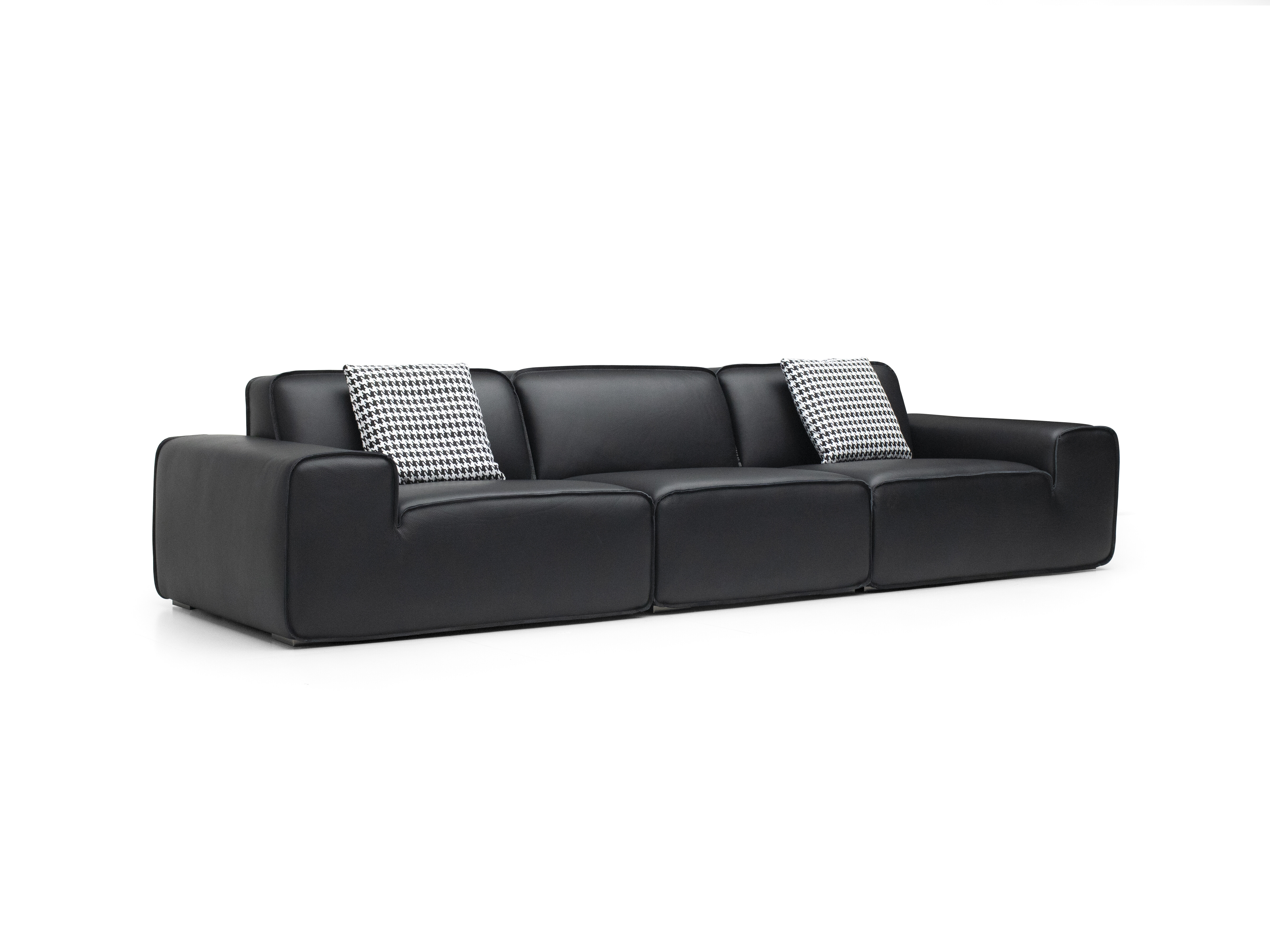 SF0158 (Large) Big Black Bull Sofa
