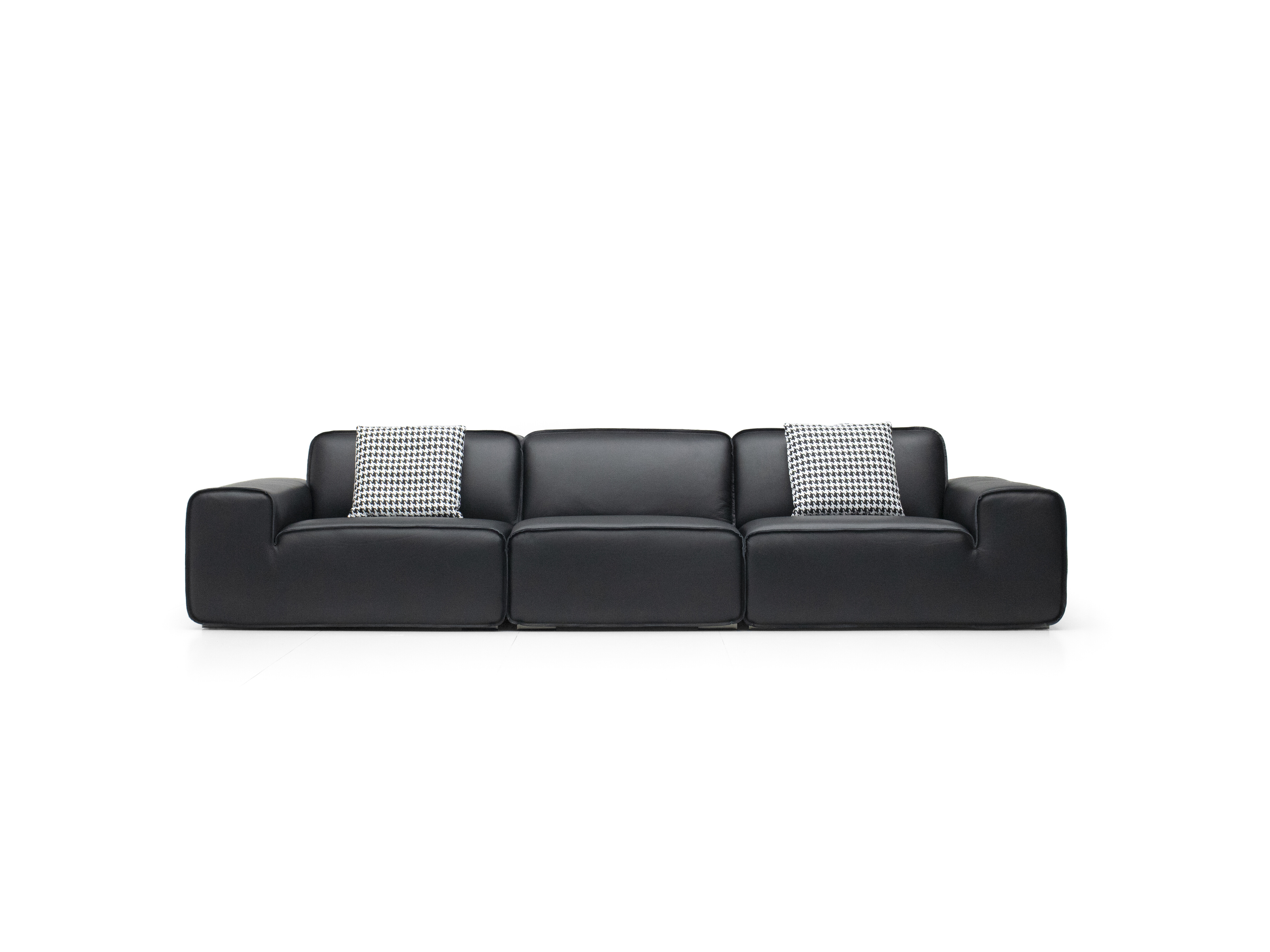 SF0158 (Large) Big Black Bull Sofa