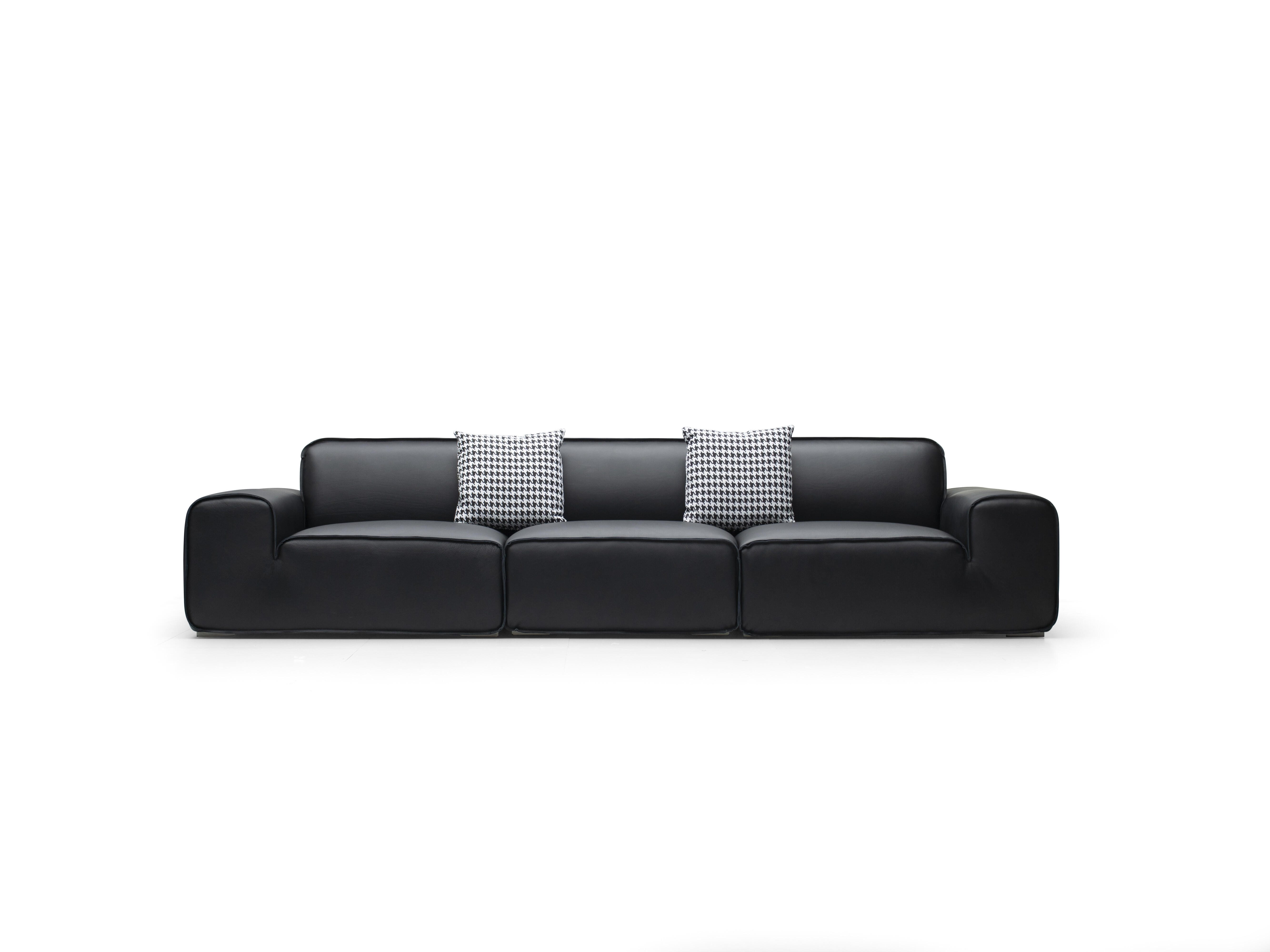 SF0158 (Medium) Big Black Bull Sofa