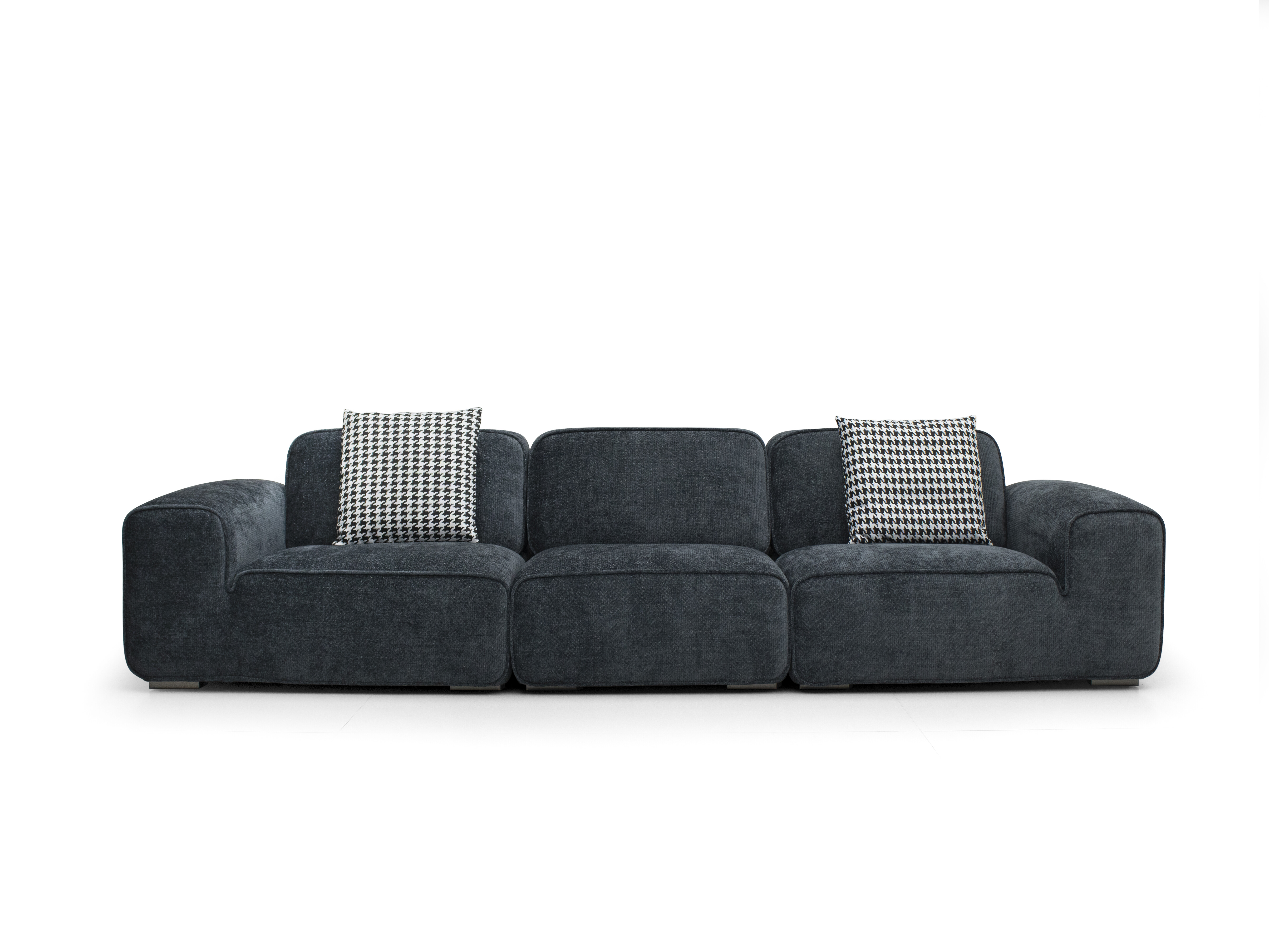 SF0158 (Medium) Big Black Bull Sofa